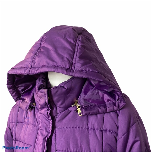 Rampage Purple Puffer Jacket - Picture 5 of 12